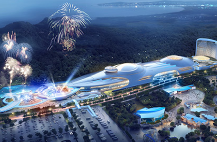 宏景科技参建的“世界最大室内乐园”长隆宇宙飞船今日开园试营业！